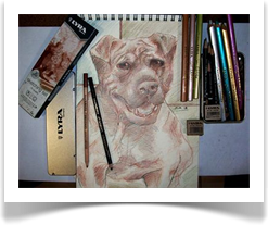 Dibujo realizado por Juan González